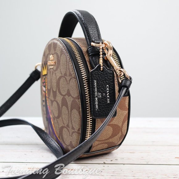 NWT Coach X Jean-Michel Basquiat C5658 Canteen Crossbody In Signature Canvas - Picture 6 of 12